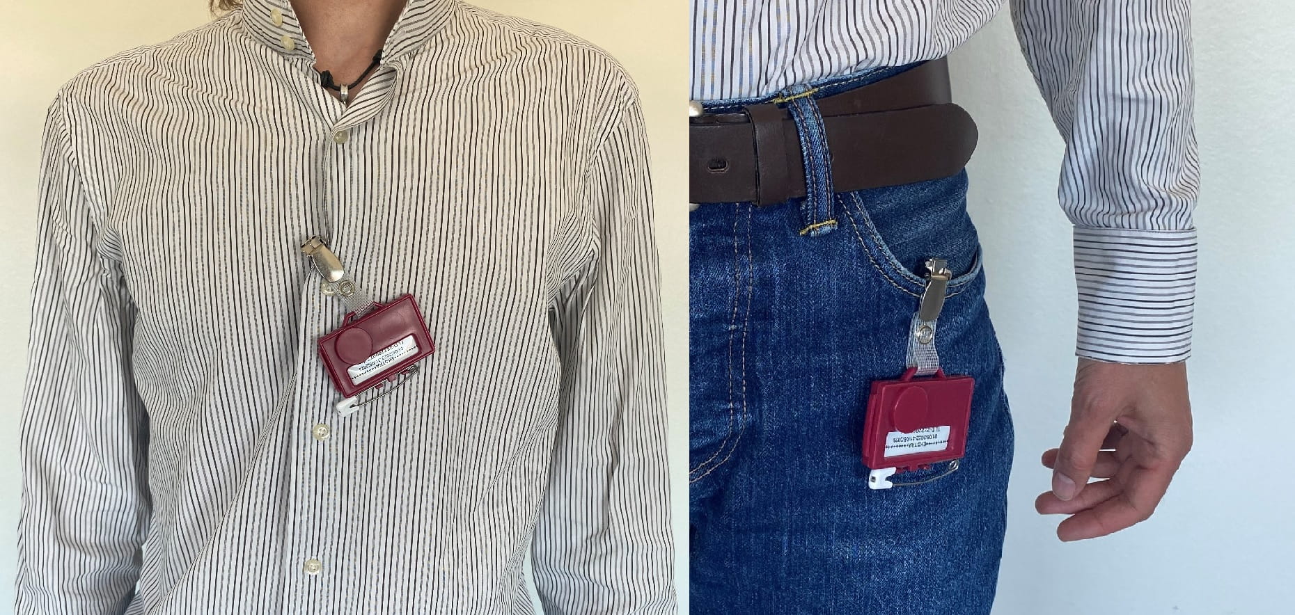 Helkropsdosimeter-placering