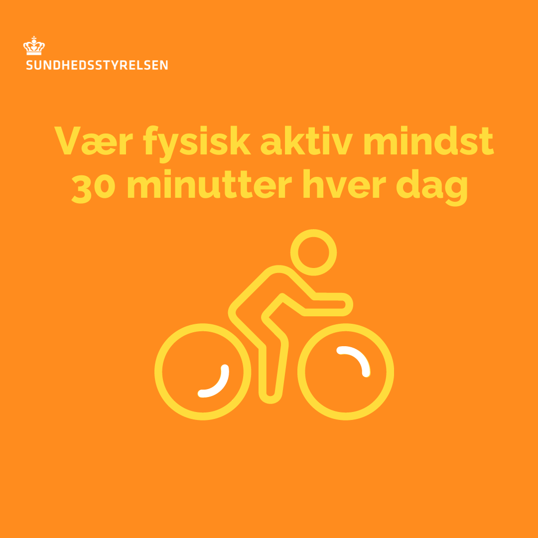 Bevæg Dig På Din Måde - Helst 30 Minutter Om Dagen - Sundhedsstyrelsen