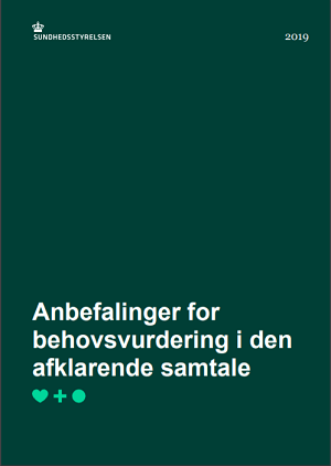 Anbefalinger For Behovsvurdering I Den Afklarende Samtale ...