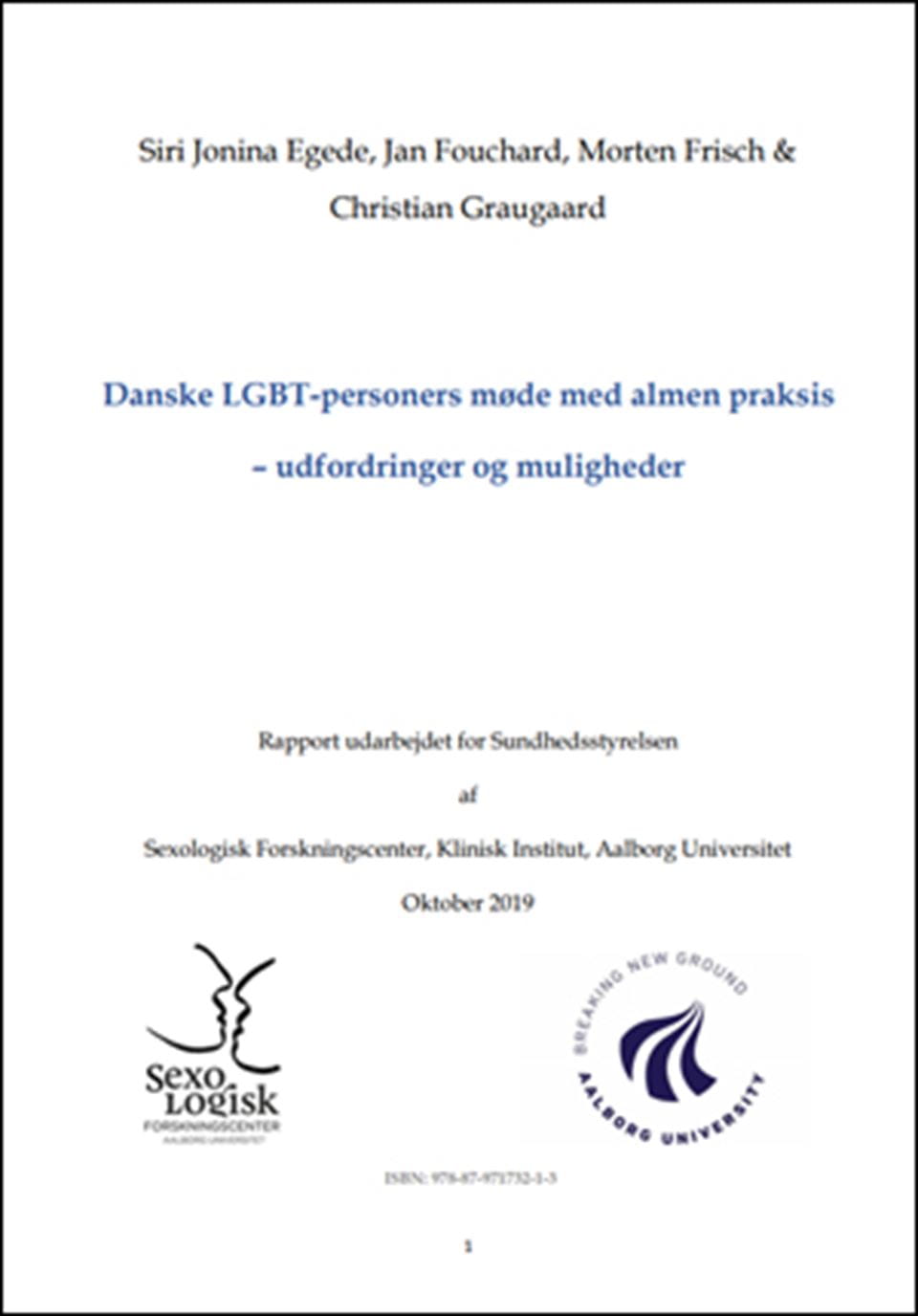 Danske LGBT-personers møde med almen praksis udfordringer og muligheder