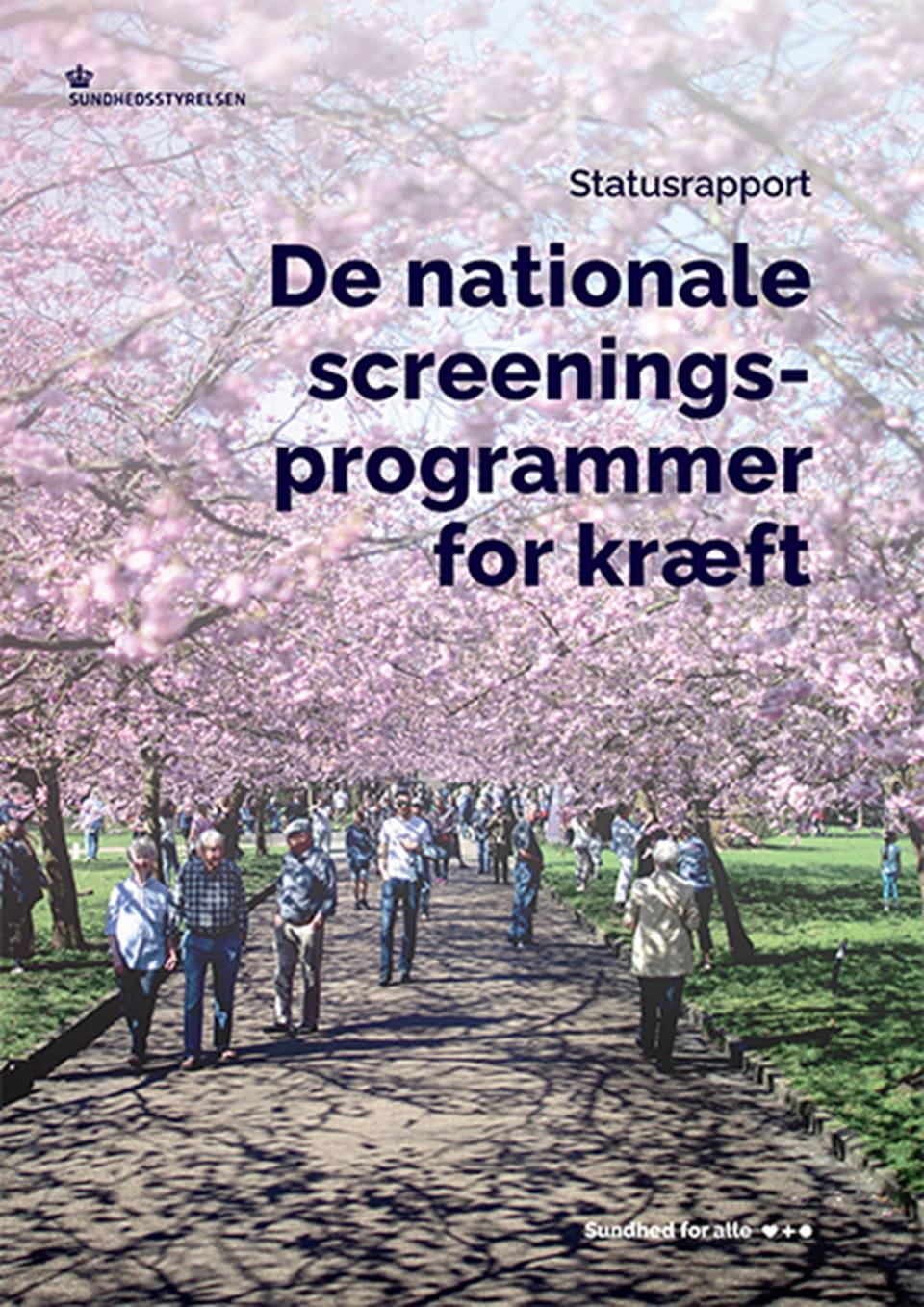 Statusrapport for de nationale screenings­programmer for kræft