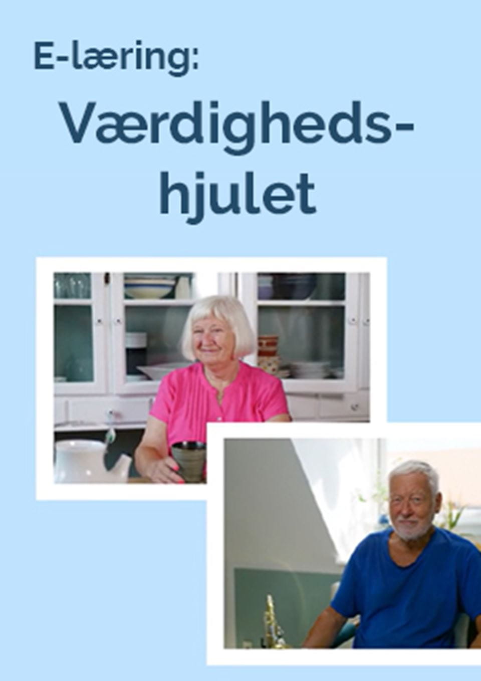 To billeder med henholdsvis en ældre kvinde og en ældre mand