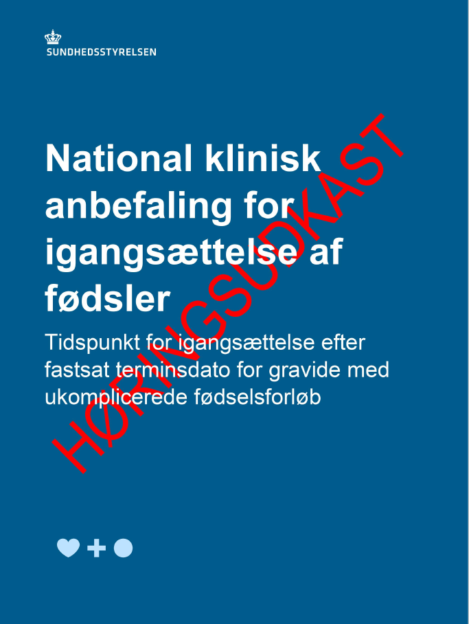 NKA: Igangsættelse Af Fødsler (i Høring 2021) - Sundhedsstyrelsen